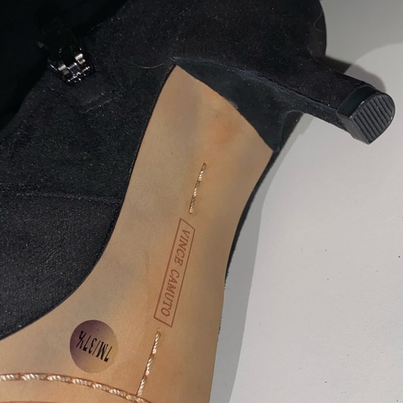 VINCE CAMUTO OVER THE KNEE DRAWSTRING BOOTS STILETTO HEEL DESIGNER VINCE - Picture 6 of 8